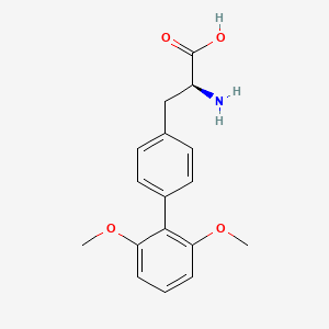 molecular formula C17H19NO4 B8098411 4-(2,6-Dimethoxyphenyl)-l-phenylalanine 