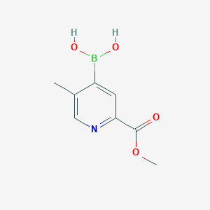 2-(Methoxycarbonyl)-5-methylpyridine-4-boronic acid