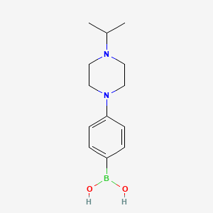molecular formula C13H21BN2O2 B8098420 (4-(4-Isopropylpiperazin-1-yl)phenyl)boronic acid 