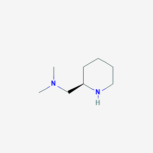molecular formula C8H18N2 B8098517 (R)-N,N-Dimethyl-2-piperidinemethanamine 2HCl 
