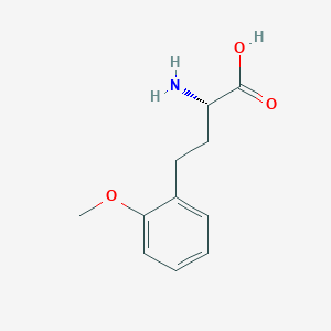 molecular formula C11H15NO3 B8098538 2-Methoxy-L-homophenylalanine 