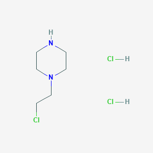 molecular formula C6H15Cl3N2 B8098555 1-(2-Chloroethyl)piperazine dihydrochloride 