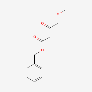 molecular formula C12H14O4 B8098574 Benzyl 4-methoxyacetoacetate 
