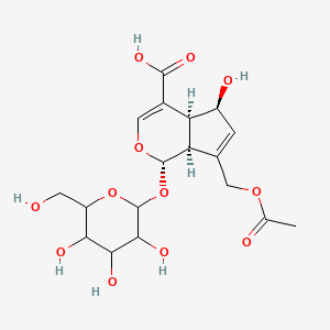 molecular formula C18H24O12 B8098762 Asperulosidicacid 