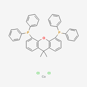 molecular formula C39H32Cl2CoOP2 B8098783 [9,9-Dimethyl-4,5-bis(diphenylphosphino)xanthene]dichlorocobalt(II) 