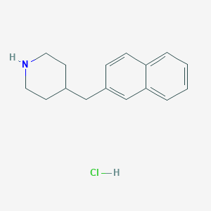 molecular formula C16H20ClN B8098857 4-(2-Naphthylmethyl)piperidine Hydrochloride 