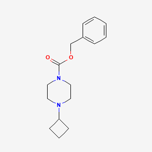 molecular formula C16H22N2O2 B8098866 Benzyl 4-cyclobutylpiperazine-1-carboxylate 
