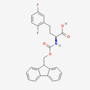 molecular formula C25H21F2NO4 B8098882 Fmoc-2,5-difluoro-L-homophenylalanine 