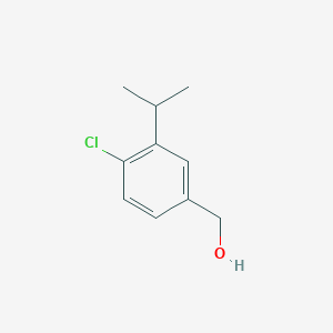 molecular formula C10H13ClO B8098908 (4-Chloro-3-isopropylphenyl)methanol 
