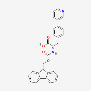 molecular formula C29H24N2O4 B8098937 N-Fmoc-4-(3-pyridinyl)-L-phenylalanine 