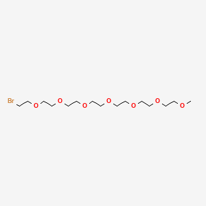 molecular formula C15H31BrO7 B8098983 22-Bromo-2,5,8,11,14,17,20-heptaoxadocosane 