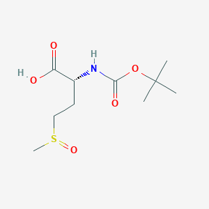 molecular formula C10H19NO5S B8099079 Boc-D-methionine sulfoxide 