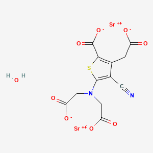 molecular formula C12H8N2O9SSr2 B8099135 CID 57329986 