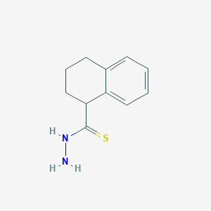 B8099178 1,2,3,4-Tetrahydronaphthalene-1-carbothiohydrazide CAS No. 885280-08-0