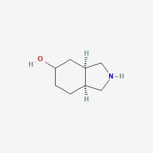 molecular formula C8H15NO B8099251 (3aR,7aS)-rel-Octahydro-1H-isoindol-5-ol 