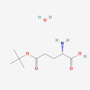 molecular formula C9H19NO5 B8099271 (S)-2-Amino-5-(tert-butoxy)-5-oxopentanoic acid hydrate 