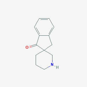 molecular formula C13H15NO B8099335 spiro[indene-2,3'-piperidin]-1(3H)-one 