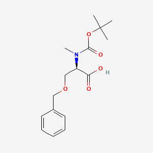 molecular formula C16H23NO5 B8099456 Boc-N-Me-D-Ser(Bzl)-OH 