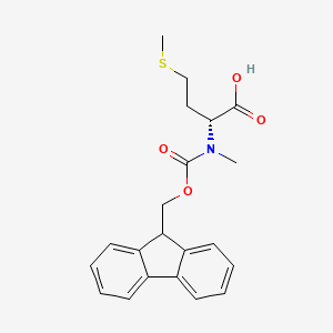 molecular formula C21H23NO4S B8099458 Fmoc-N-Me-D-Met-OH 