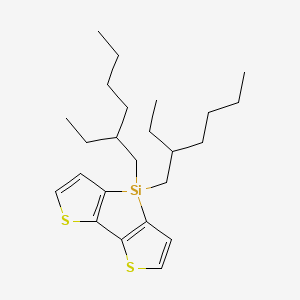 molecular formula C24H38S2Si B8099493 4,4-Di-2-ethylhexyl-dithieno[3,2-b:2',3'-d]silole 