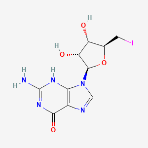 molecular formula C10H12IN5O4 B8099497 CID 11474849 