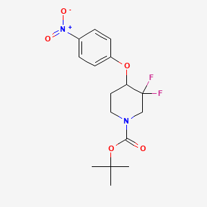 Tert-butyl 3,3-difluoro-4-(4-nitrophenoxy)piperidine-1-carboxylate