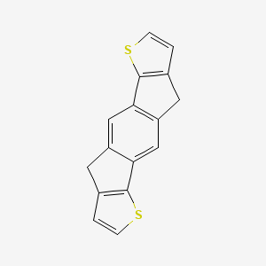 molecular formula C16H10S2 B8099622 4,9-Dihydro-s-indaceno[1,2-b:5,6-b']dithiophene 