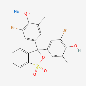 molecular formula C21H15Br2NaO5S B8099649 CID 112890 