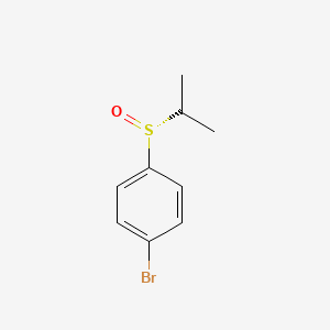 molecular formula C9H11BrOS B8099807 p-Bromophenyl i-propyl sulfoxide 