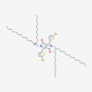 molecular formula C62H102Br2N2O2S2 B8099846 3,6-Bis(5-bromothiophen-2-yl)-2,5-bis(2-decyltetradecyl)pyrrolo[3,4-c]pyrrole-1,4(2H,5H)-dione 