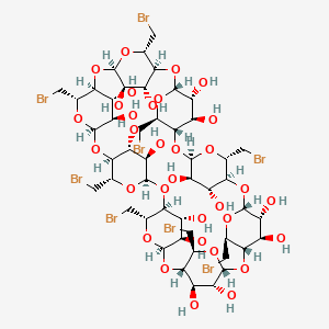 molecular formula C48H72Br8O32 B8099894 Octakis-6-bromo-6-deoxy-gamma-cyclodextrin 