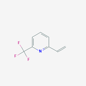 molecular formula C8H6F3N B8099979 2-Ethenyl-6-(trifluoromethyl)pyridine 