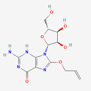 molecular formula C13H17N5O6 B8100001 CID 15659079 