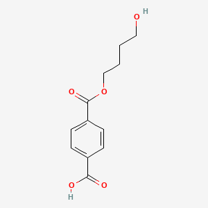 molecular formula C12H14O5 B8100009 4-((4-Hydroxybutoxy)carbonyl)benzoic acid 