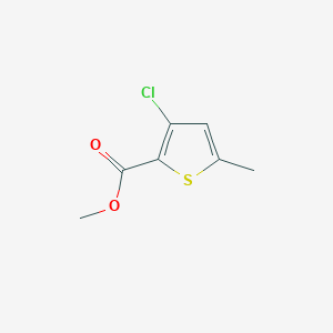 molecular formula C7H7ClO2S B8100041 Methyl 3-chloro-5-methylthiophene-2-carboxylate 