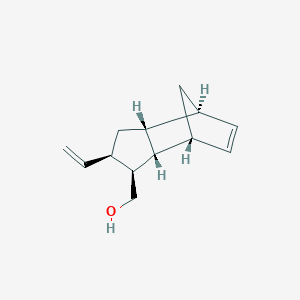 molecular formula C13H18O B8100069 ((1S,2R,3aR,4S,7R,7aS)-2-Vinyl-2,3,3a,4,7,7a-hexahydro-1H-4,7-methanoinden-1-yl)methanol 