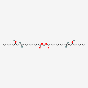 molecular formula C36H66O6Zn B8100077 Zinc(II) (R,E)-12-hydroxyoctadec-9-enoate 