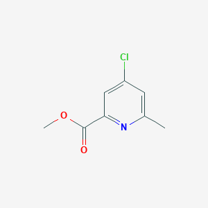 molecular formula C8H8ClNO2 B8100169 Methyl 4-chloro-6-methylpicolinate 