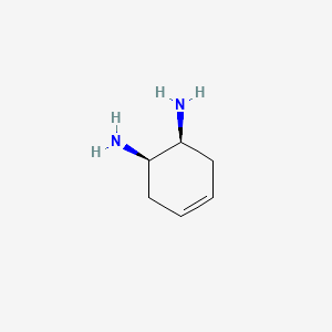 molecular formula C6H12N2 B8100200 cis-Cyclohex-4-ene-1,2-diamine 