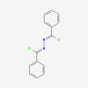 molecular formula C14H10Cl2N2 B8100209 N'-(chloro(phenyl)methylene)benzohydrazonoyl chloride 