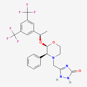 molecular formula C23H22F6N4O3 B8100214 CID 10279452 