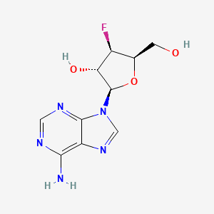 molecular formula C10H12FN5O3 B8100227 (2R,3S,4R,5R)-2-(6-Amino-9H-purin-9-yl)-4-fluoro-5-(hydroxymethyl)tetrahydrofuran-3-ol 