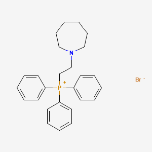 molecular formula C26H31BrNP B8100352 (2-(Azepan-1-yl)ethyl)triphenylphosphonium bromide 
