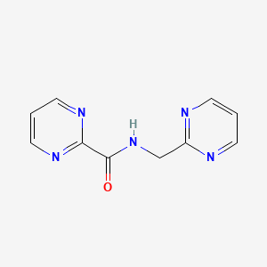 molecular formula C10H9N5O B8100507 N-(Pyrimidin-2-ylmethyl)pyrimidine-2-carboxamide 