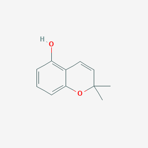 molecular formula C11H12O2 B8100645 2,2-Dimethyl-2H-1-benzopyran-5-ol CAS No. 6537-43-5