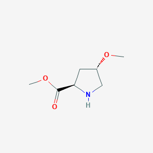 molecular formula C7H13NO3 B8100666 methyl (2R,4S)-4-methoxypyrrolidine-2-carboxylate 