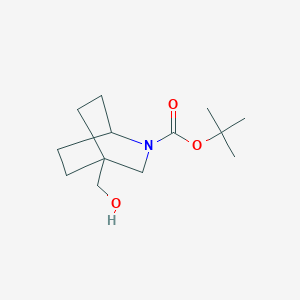 molecular formula C13H23NO3 B8100714 tert-Butyl 4-(hydroxymethyl)-2-azabicyclo[2.2.2]octane-2-carboxylate 