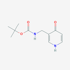 molecular formula C11H16N2O3 B8100738 (4-Hydroxy-pyridin-3-ylmethyl)-carbamic acid tert-butyl ester 