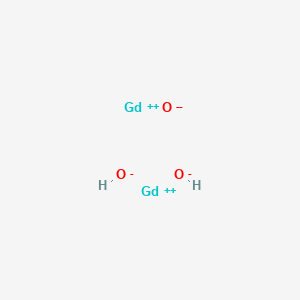 molecular formula Gd2H2O3 B8100747 Gadolinium(2+);oxygen(2-);dihydroxide 