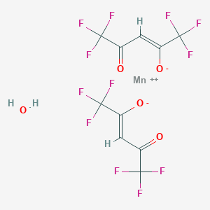 molecular formula C10H4F12MnO5 B8100791 六氟乙酰丙酮锰(II) 